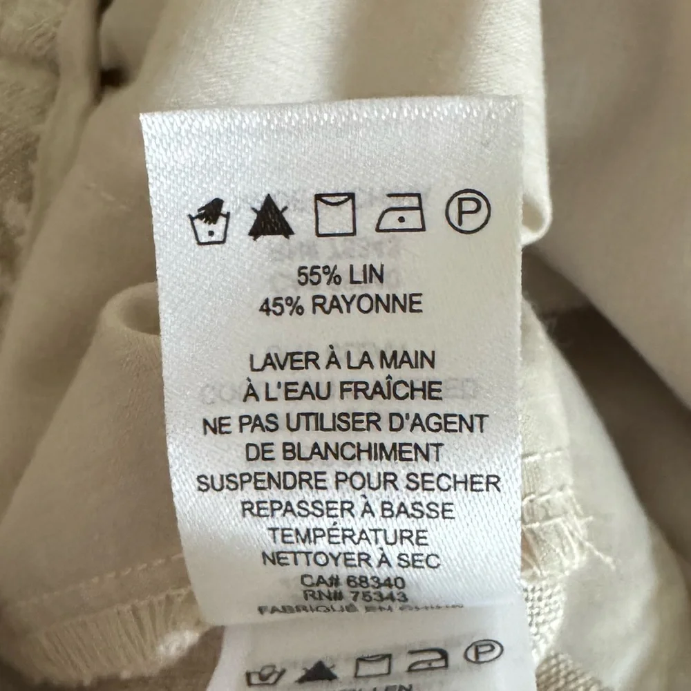 NWT House of Harlow 1960 - Tan Floral Wide Leg Pants - Picture 7 of 10